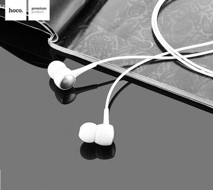 Наушники HOCO M19 Drumbeat universal earphone with mic White