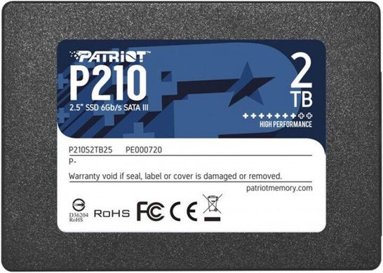 SSD-накопичувач Patriot P210 2 TB (P210S2TB25)