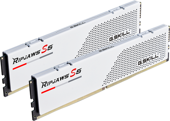 Оперативна пам'ять G.Skill 96 GB (2x48GB) DDR5 5200 MHz Ripjaws S5 White  (F5-5200J4040A48GX2-RS5W)