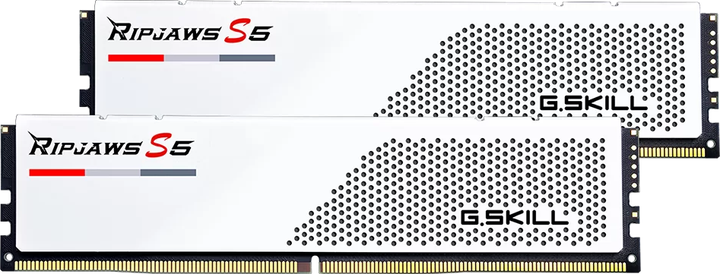 Оперативная память G.Skill 96 GB (2x48GB) DDR5 5200 MHz Ripjaws S5 White (F5-5200J4040A48GX2-RS5W)