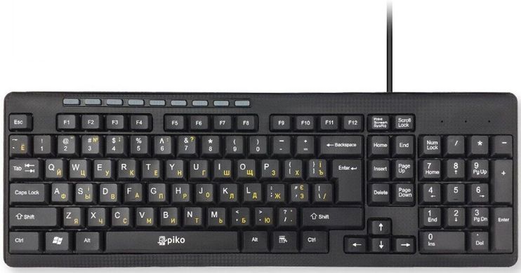 Клавіатура Piko KB-108 Black