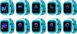 Детский смарт часы AmiGo GO004 Splashproof Camera + LED Blue