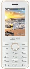 Мобильный телефон Maxcom MM136 White-Gold