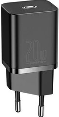 Сетевое зарядное устройство Baseus Super Si Quick Charger 20W Sets Black (CCSUP-B01)