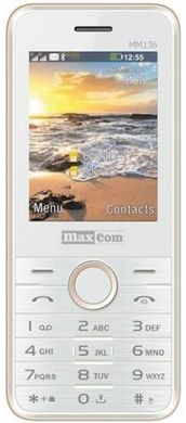 Мобільний телефон Maxcom MM136 White-Gold
