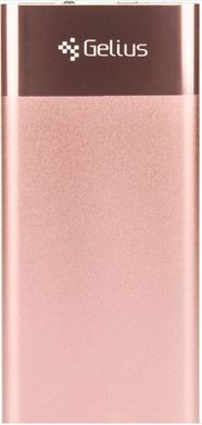 Универсальная мобильная батарея Gelius Pro Ultra Thin 10000mAh 2.1A Rose Gold
