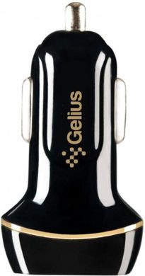 Автомобільний зарядний пристрій Gelius Ultra Voyager GU-CC02 2USB 2.4A + Cable iPhone X Black