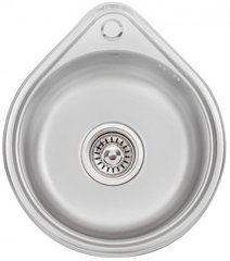Кухонна мийка Lidz 4539 Satin 0,8 мм (LIDZ4539SAT8)
