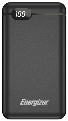 Універсальна мобільна батарея Energizer UE20003PQ - 20000 mAh Li-pol+TYPE-C PD (Black)