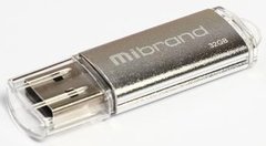 Флешка Mibrand USB 2.0 Cougar 32Gb Silver (MI2.0/CU32P1S)