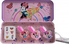 Набір лаків для нігтів MARKWINS Minnie Cosmic Candy у металевому футлярі (1580381E)