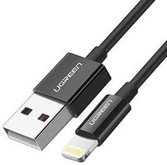 Кабель Ugreen US155 USB - Lightning Cable 2м Black (UGR-80823)