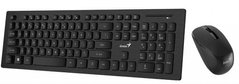 Комплект (клавиатура, мышь) беспроводной Genius Slimstar 8008 Black Ru USB (31340001402)