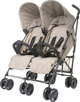 Детская коляска для двойни 4Baby Twins  Beige (4TW01)