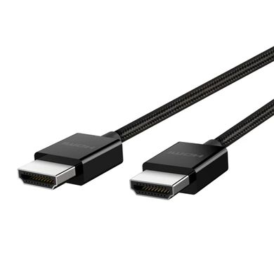 Кабель Belkin HDMI 2.1 (AM/AM) 4K/120Hz or 8K/60Hz, 48Gbps Ultra High Speed 2m Black (AV10176BT2M-BLK)