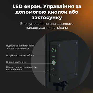 Обігрівач AENO Premium Eco Smart GH4S LED (AGH0004S)