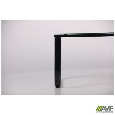 Журнальний столик AMF Oregon чорний/скло дуб шервуд (545131)