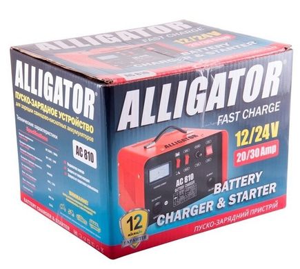 Пуско-зарядний пристрій для акумулятора Alligator (AC810)
