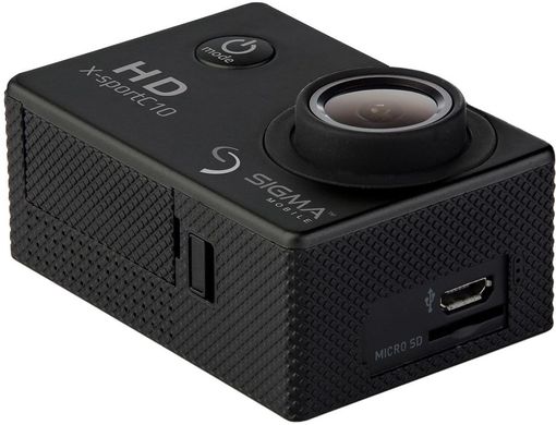 Екшн-камера Sigma mobile X-sport C10 Aqua BOX KIT Black