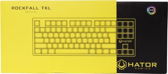 Клавіатура Hator Rockfall TKL Optical Black (HTK-620)