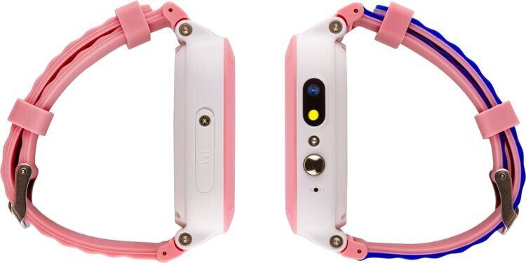 Дитячий смарт годинник AmiGo GO004 Splashproof Camera+LED Pink