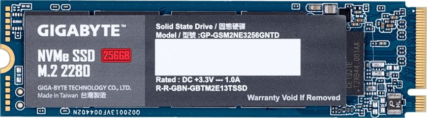 SSD-накопитель M.2 2280 256GB/GP-GSM2NE3256GNTD GIGABYTE