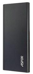 Універсальна мобільна батарея Aspor 6000mAh (A373) Ultrathin Black