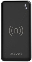 Универсальная мобильная батарея Awei P59K Wireless Power Bank 10000mAh Li-Polimer Black