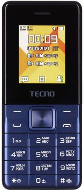 Мобільний телефон TECNO T301 2SIM Deep Blue (4895180778681)