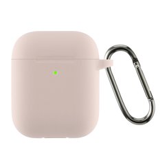 Чехол Armorstandart Ultrathin Silicone Case With Hook для Apple AirPods 2 Pink Sand (ARM59689)