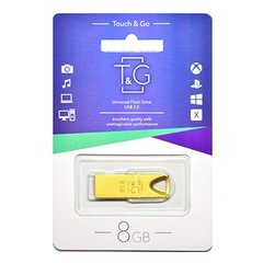 Флешка T&G USB 8GB 117 Metal Series Gold (TG117GD-8G)
