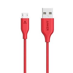 Кабель Anker Powerline Micro USB - 0.9м V3 (Red)