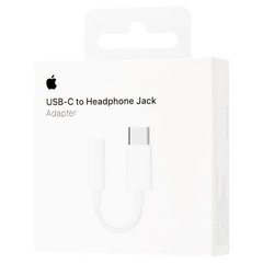 Кабель Apple USB-C to 3.5 mm Headphone Jack Adapter ORIGINAL