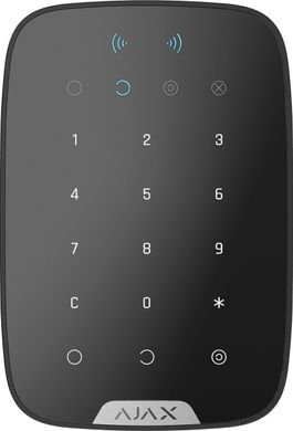 Бездротова сенсорна клавіатура Ajax KeyPad Plus Black (000023069)