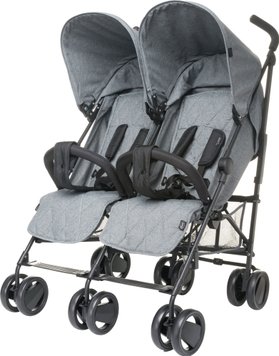 Детская коляска для двойни 4Baby Twins  Grey (4TW02)