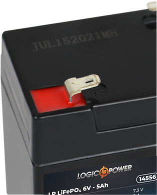Аккумулятор для ИБП LogicPower LiFePO4 6 V 5 Ah (LP14556)