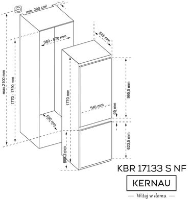 Холодильник Kernau KBR 17133 S NF