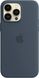 Чохол Apple MagSafe Silicone Case для Apple iPhone 14 Pro Max Storm Blue (MPTQ3RM/A/MPTQ3ZE/A)