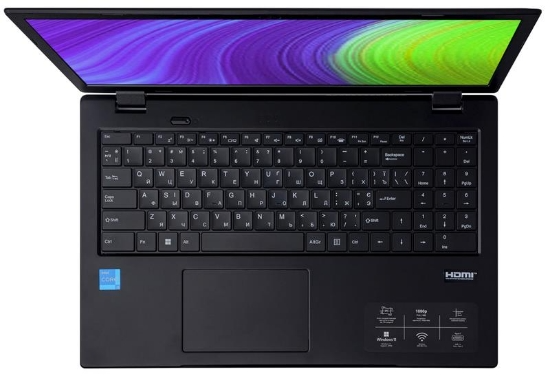 Ноутбук Prologix M15-710 (PN15E01.PN58S2NU.019) Black