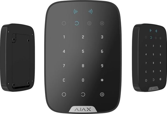 Беспроводная сенсорная клавиатура Ajax KeyPad Plus Black (000023069)
