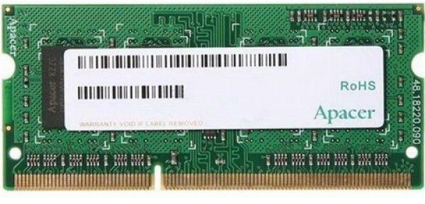 Пам'ять Apacer SODIMM DDR3-1600 8GB PC3-12800 (DS.08G2K.KAM)