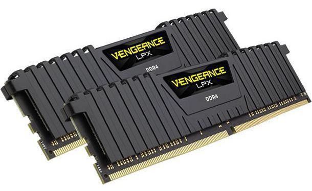 Оперативная память Corsair 16 GB (2x8GB) DDR4 3600 MHz Vengeance LPX Black (CMK16GX4M2Z3600C18)