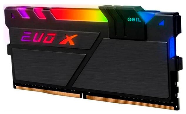 Оперативная память Geil 8 GB DDR4 3000 MHz EVO X II Stealth Black (GEXSB48GB3000C16ASC)