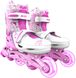 Роликові ковзани Neon Inline Skates рожевий розмір 30-33