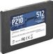 SSD-накопичувач 512GB Patriot P210 2.5" SATAIII TLC (P210S512G25)