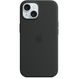 Чехол Apple для iPhone 15 Plus Silicone Case with MagSafe Black (MT103)