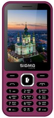 Мобільний телефон Sigma mobile X-Style 31 TYPE-C Power Purple