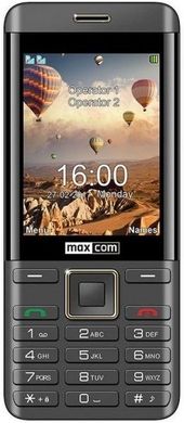 Мобильный телефон Maxcom MM236 Black-Gold