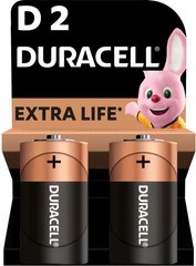 Батарейки D DURACELL (LR20) 2 шт.уп
