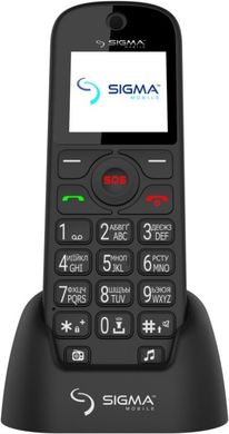Мобільний телефон Sigma mobile Comfort 50 Senior Black